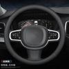 Factory Hot Sale Car Leather Steering Wheel Cover Sport Style Direction Non-slip Breathable Steering Wheel Protection Cover