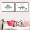 Triceratops Pterosaur Cartoon Dinosaur Wall Art Canvas Painting Nordic Posters And Prints Wall Pictures For Baby Kids Room Decor No Frame