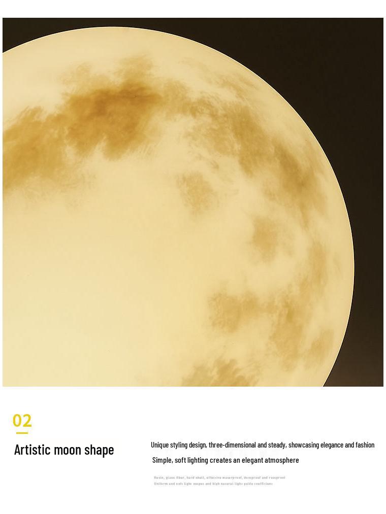 Solar-Powered Waterproof Moon Lamp for Garden, Lawn & Courtyard Decoration