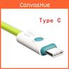 Високоякісний USB 3.1 Type-C USB-C Кабель зі світлодіодним індикатором для синхронізації даних та швидкої зарядки для телефонів Android