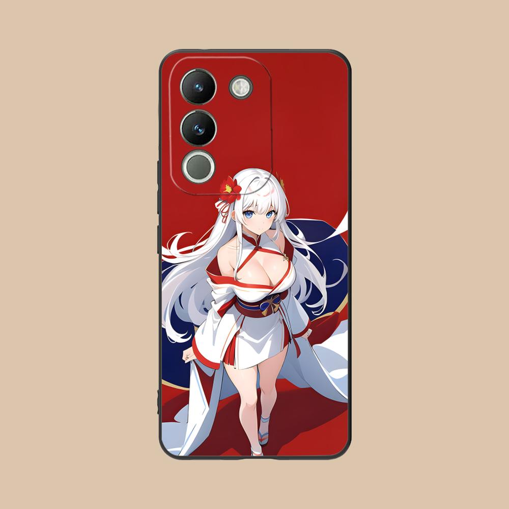 

Azur Lane Shoukaku Phone Case for VIVO V60 V50 V40 V30 V29 V27 V25 V23 Pro Lite 5G Soft TPU Shockproof Cover vivo V23e