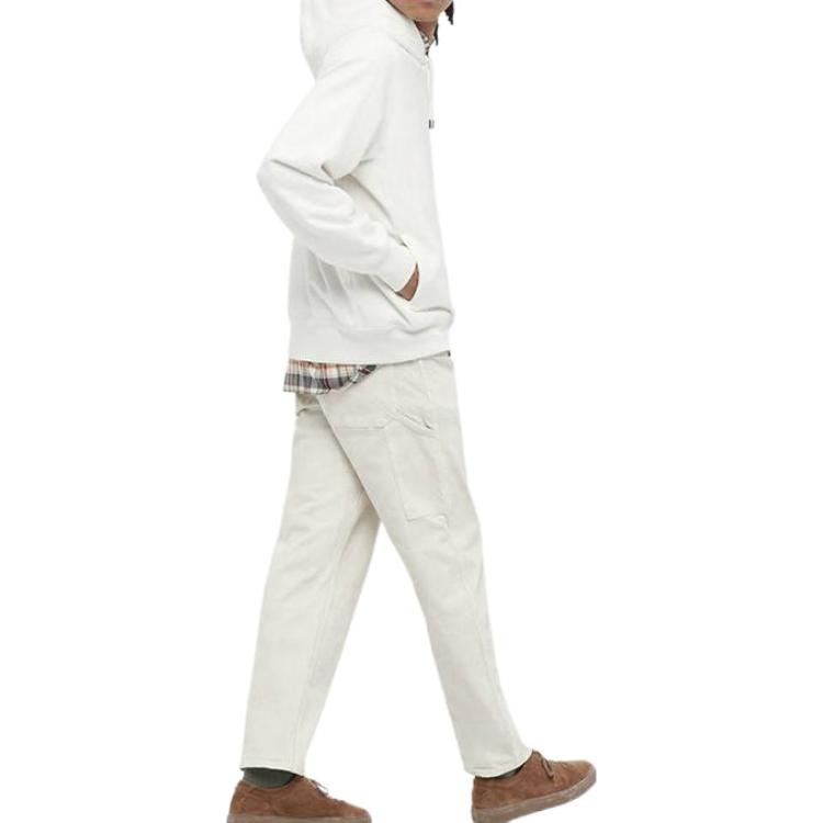 Uniqlo SS22 Work Denim Pants Unisex Bottoms Off-White 447522-01