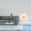 European Knight Sculpture Minimalist Modern Nordic Wall Clock Ornament for Entryway Living Room
