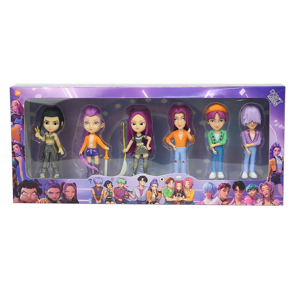 2027 NEW Kpop Devil Hunter Rumi Zoe Mira anime polyvinyl chloride character collection desktop trinkets Childrens New Year gift