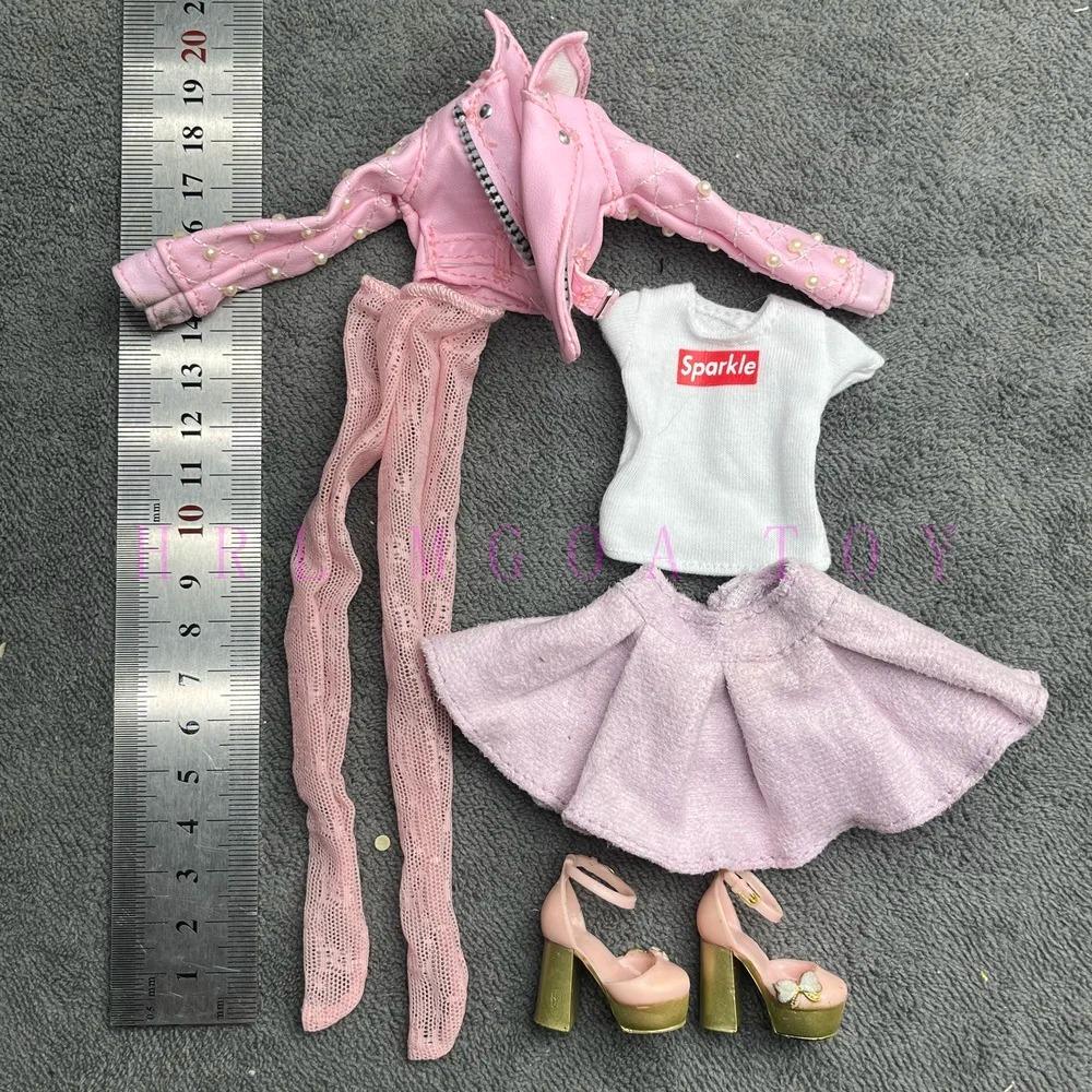 Original Multi Style Rainbow Middle School 28cm Doll Clothes and Shoes Set Fashion Dressing Girls' Holiday Gift Toys