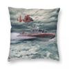United States Coast Guard USCG Pillowcase Polyester Linen Velvet Creative Zip Decorative Home Cushion Cover