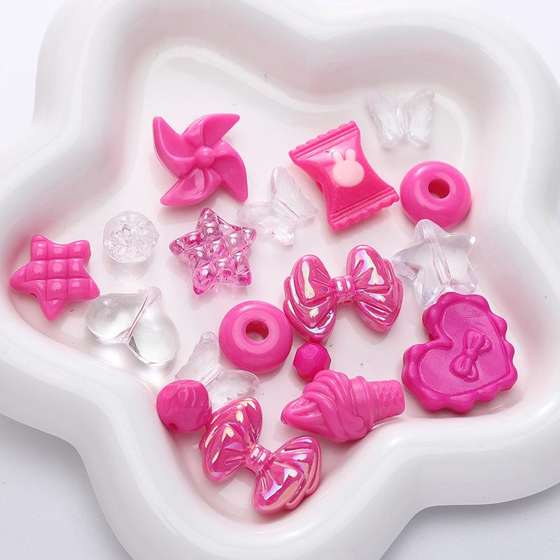 Retro Baroque DIY Acrylic Beads Kit: Handmade Necklace & Bracelet Jewelry Accessories