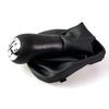 5-Speed Leather Shift Knob with Dust Cover for Renault Logan II 2013-2022, Premium ABS & Leather Gear Lever for Smooth Shifting