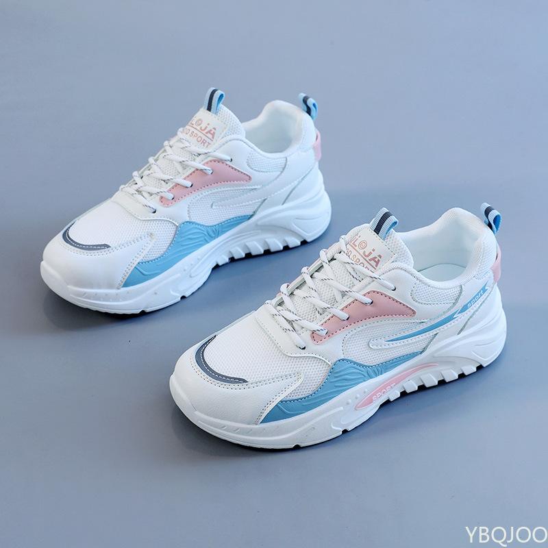 Sneakers Women Thick Bottom Daddy Shoe Thick Bottom Round Toe Breathing Leisure Female Vulcanize Shoes