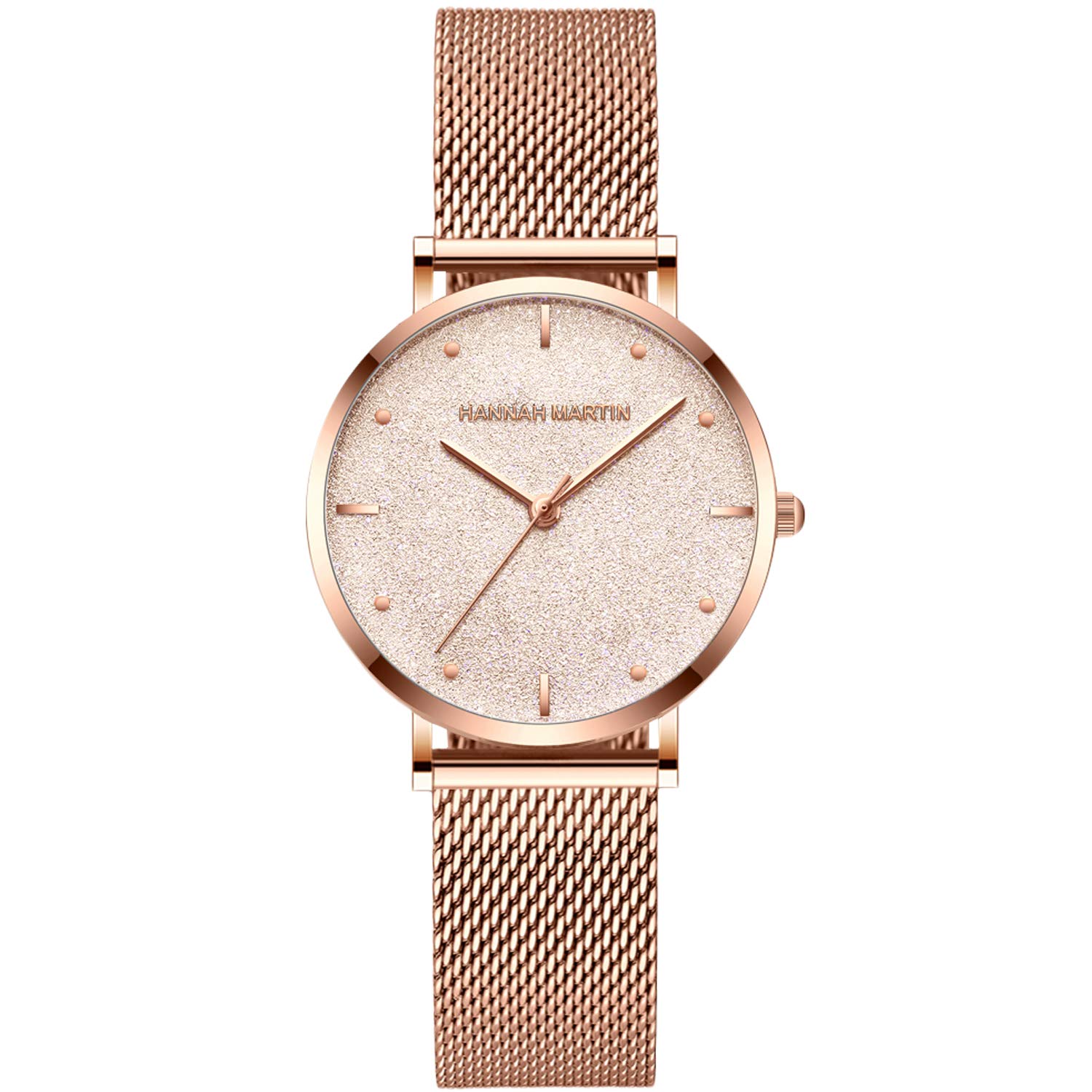 RORIOS Women s Mesh Watch, Popular and Stylish, Sparkling Quartz Movement, Cute Analog Watch for Women, Perfect for Commuting, Dates, Birthdays, and