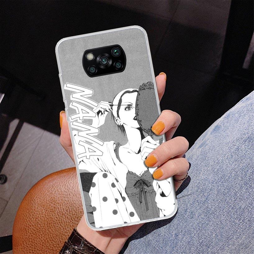 NaNa Osaki Anime Phnoe Case for Xiaomi Poco X5 X6 X7 Pro X4 Gt F7 Ultra M8 M7 Redmi 15C 15 13C 13 12C 12 Unique Cover Coque Poco