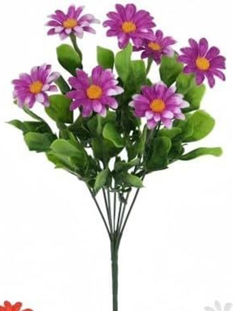 

Artificial Flower Silk Fake Plant Daisy Wedding Arch Wreath Home Room Table Decor Outdoor Yard Colorful Pretty Product Accessory 1pc