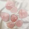 Rose Quartz Crystal Heart | Natural Crystal Stone of Love | Gifts for Girlfriend | Home Decor Showpiece for Living Room | Romantic Decorative Gif