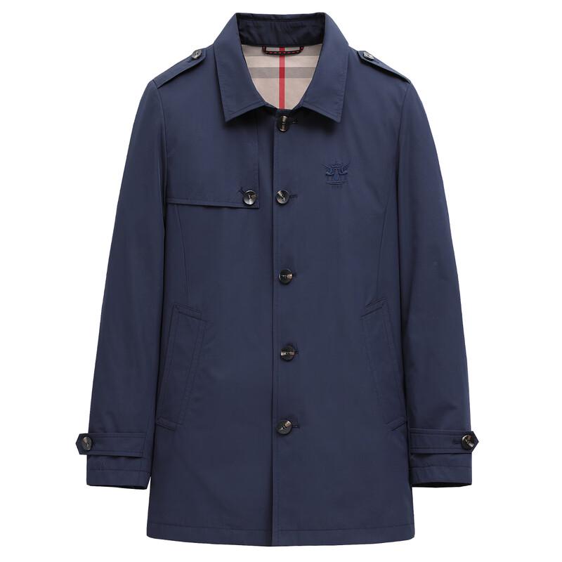 Мужской однобортный тренч с лацканами 190/XXXL