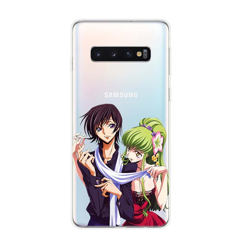 Anime Code Geass Lelouch Silicone Cover For Samsung Galaxy S21 S20 FE Ultra S10 S10E Lite S9 S8 S7 Edge Plus Phone Case