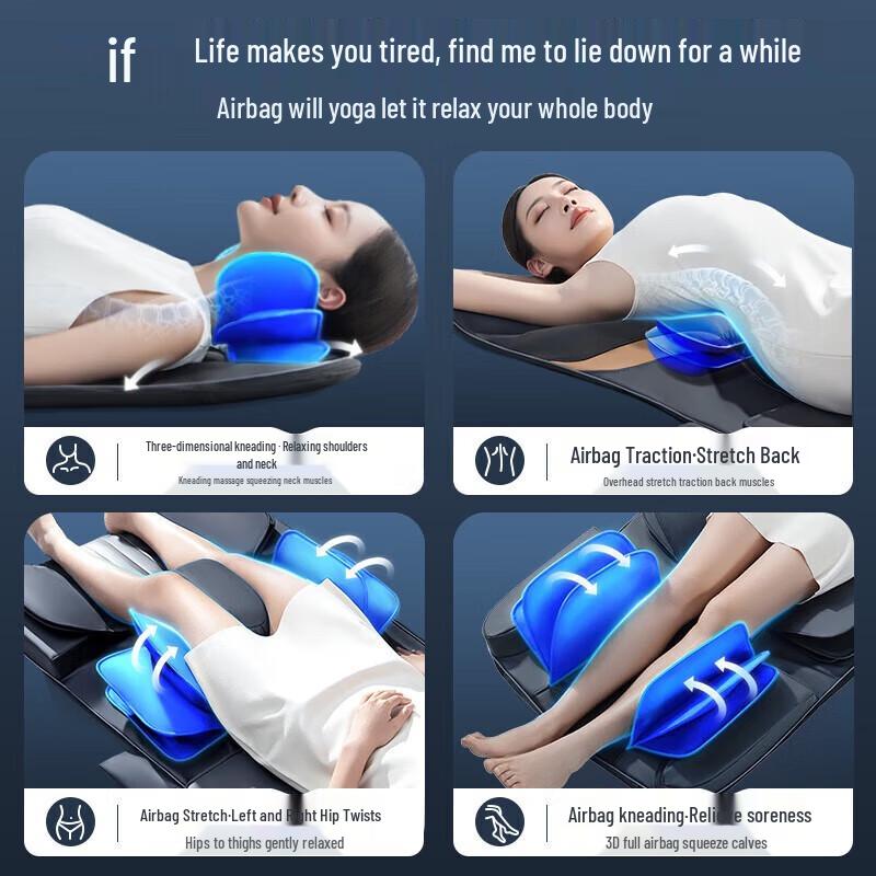 CLORIS Full Body Airbag Traction Massage Mat