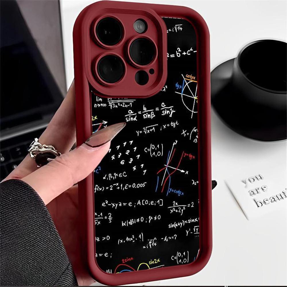 Angel Eye TPU Soft Phone Case for Samsung A05 A13 A23 A53 A14 A24 A34 A54 A15 A25 A35 A55 S20 S23 FE S24 Ultra Ae71 Creative Brain Mathematicians