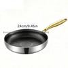 316 Stainless Steel Frying Pan Non-Stick Wok Honeycomb Skillet Home Steak Skillet Gas Stove Pot Induction Kitchen Cookware