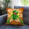 Trendy KKermit the Froging Cushion Cover Comfortable Reversible Pillow Cover Ideal for Car Sofa Bedroom  Beyond
