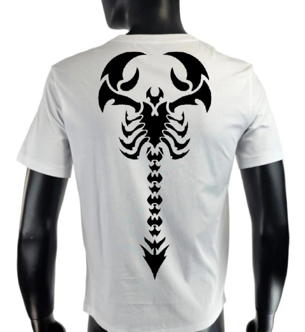 Scorpion tshirt Mens graphic UFC Gym Fashion Logo Fashion Clothing Stylish XXL