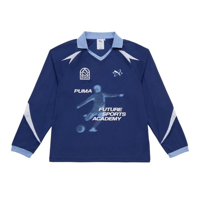 

Puma Future Cat Club V-Neck Pullover Animal Pattern Long Sleeve T-Shirt Unisex Tops 636276-49 S