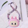 Kids Cute Small Purse Cool Silicone Bag for Everyday Wear Commuting Vacation Pink