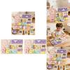 Kids Montessori Busy Board With Wooden Locks And Beads Learning Toy For Early Skills