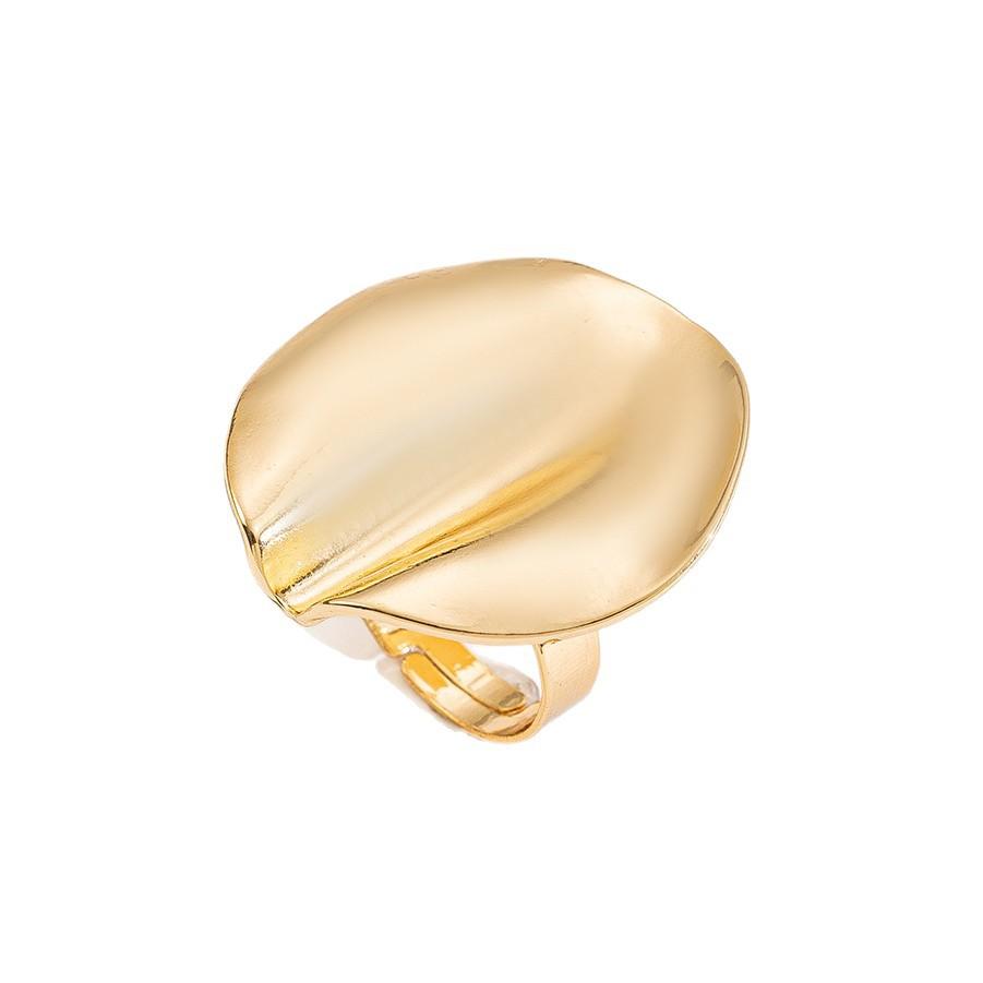 Metal Ring Set, European and American Irregular Jewelry, Female Niche Style, High-end Flower Joint Ring