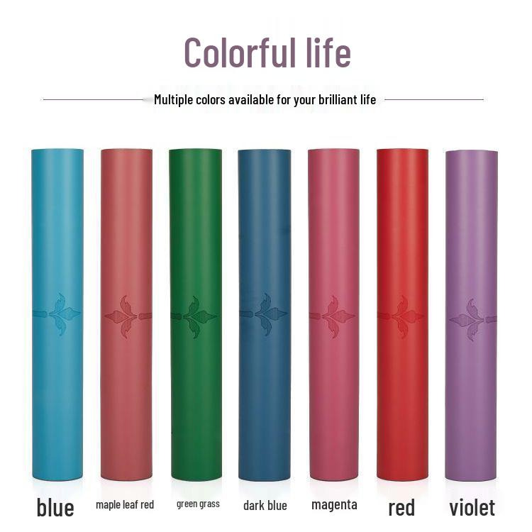 

Professional Non-slip Yoga Mat for Men & Women - Natural Rubber PU, Soundproof, Perfect for Home Practice