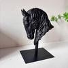 Abstract Horse Sculpture Modern Style Head Statue for Hotel, Model Room