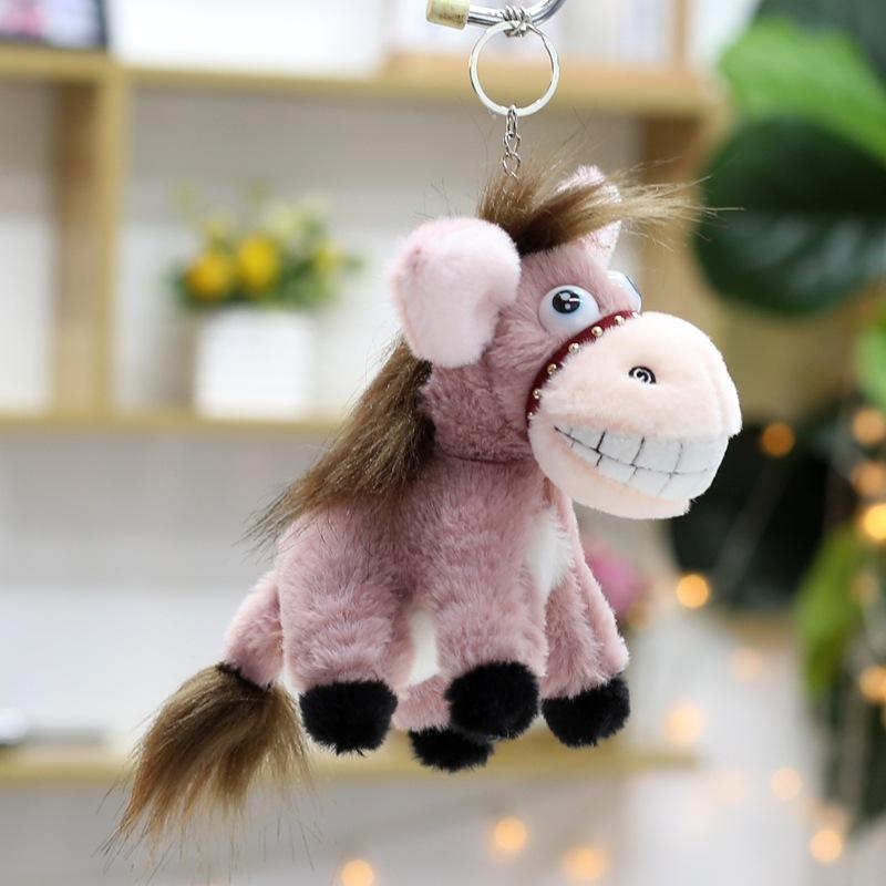 

Плюшевая игрушка Маленький Ослик Подвеска Милая Кукла Пони Четырехдюймовая Кукла-Машина Кукла Подвесное Украшение Брелок 15cm