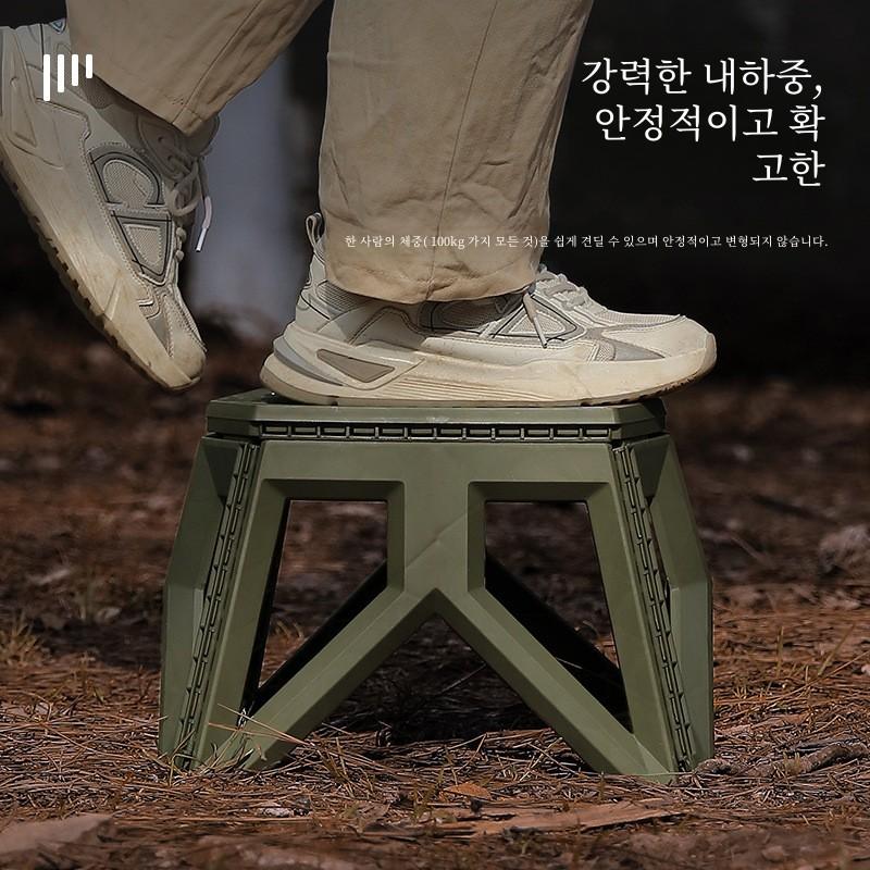 Folding Stool, Outdoor Portable Camping Plastic Stool,high Load-bearing and Durable Small Chair, Fishing Stool,beach Picnic Stoo