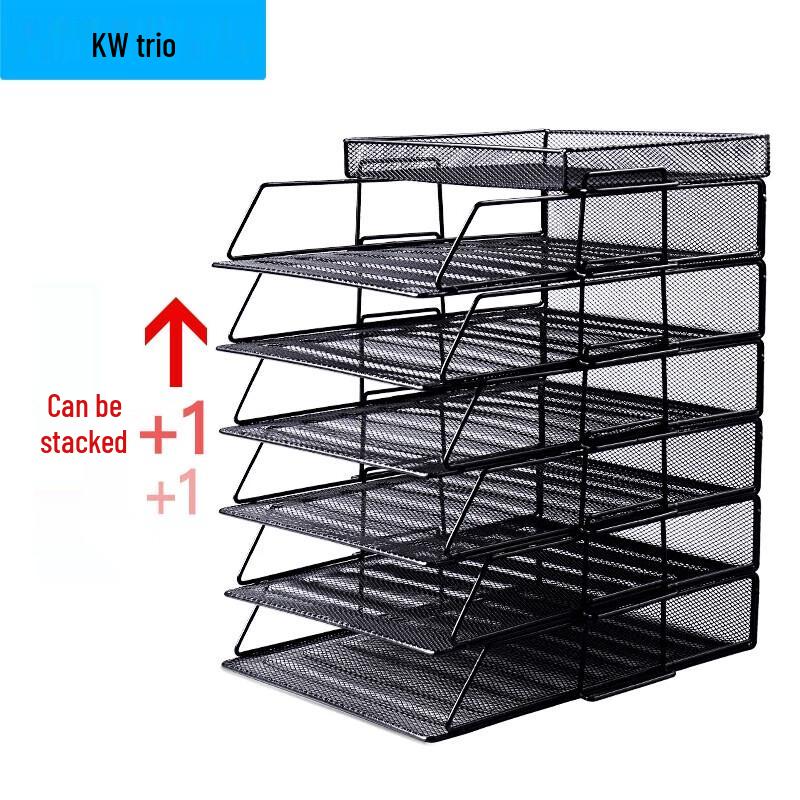 KW-triO Stackable Desktop File Organizer 7-Layer