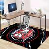 1pc Football Team Design Area Rug - Non-Slip, Soft & Cozy Floor Mat for Living Room, Bedroom, Office - Indoor/Outdoor Decorative Carpet