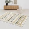Moroccan Geometric Rug Machine Washable, Non-Slip Carpet Foldable Mat for Living Room, Bedroom, Kitchen, Entryway, Bathroom Mat