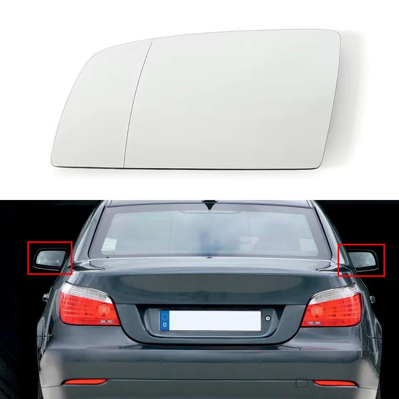 Lente de Espejo Retrovisor Calentado para BMW Serie 5/6 E60/E61/E63/E64 2003-2010