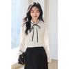 VICTORIA&VERA Women's French Palace Style Lace Blouse