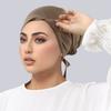 Muslim Instant Solid Hijab Cap For Women Turban Hat With Antislip Strips Ramadan Undercap Scarf Stretch Islamic Headwear