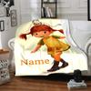 Pipi Personalized Name Blanket Multi-purpose Personalized Blanket Ultra-Soft Suitable for Office Chair Livingroom Picnics Chair for All Occasions