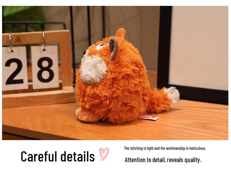 Adorable Cartoon Sheep Plush Toy - Fox Creative Doll Gift from Mengqu Forest Series