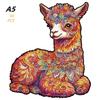 Jigsaw Puzzle Mysterious Animal Puzzles Dog Puzzles Present Designed for Adult Children Instructive Fabulous Present Interactive Games Wooden