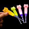 Fashion Abs Adults Children Kids Use Replaceable Head Lighting Earpicks Tool Set