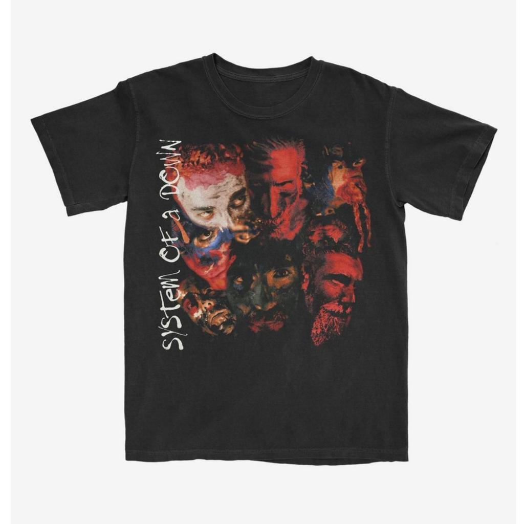 Fit System of A Down Cotton Band Shirt Unisex Summer Short Sleeve Fashion Brand Tee Luxury Casual Vintage