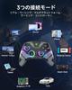 EasySMX Wireless RGB Backlit PC Controller for Switch Joy-Cons, Compatible with Windows PC, Switch, iOS, Android, and Steam, with Hall Effect