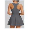 New Zipper One-Piece Dress for Women, Anti-Exposure, for Outdoor Running and Fitness