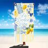 La Dolce Vita Zitrone Floral Ticket Muschel Collage Druck Mikrofaser Schnelltrocknend Mittelmeer Amalfi-Küste Themen Strandtuch