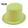 Versatile Top Hat for Birthday Celebrations Shiny Hats, Glitter Adult Kids, Colorful Magician Hat, Victorian Dress Up Christmas Sparkly Hats