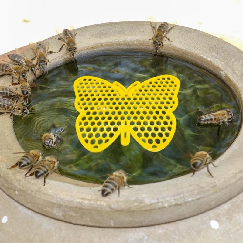 Plastic Bees/Butterfly Shaped Watering Device Waterer Feeder Practical Pollinator for Beekeepers Garden Enthusiasts