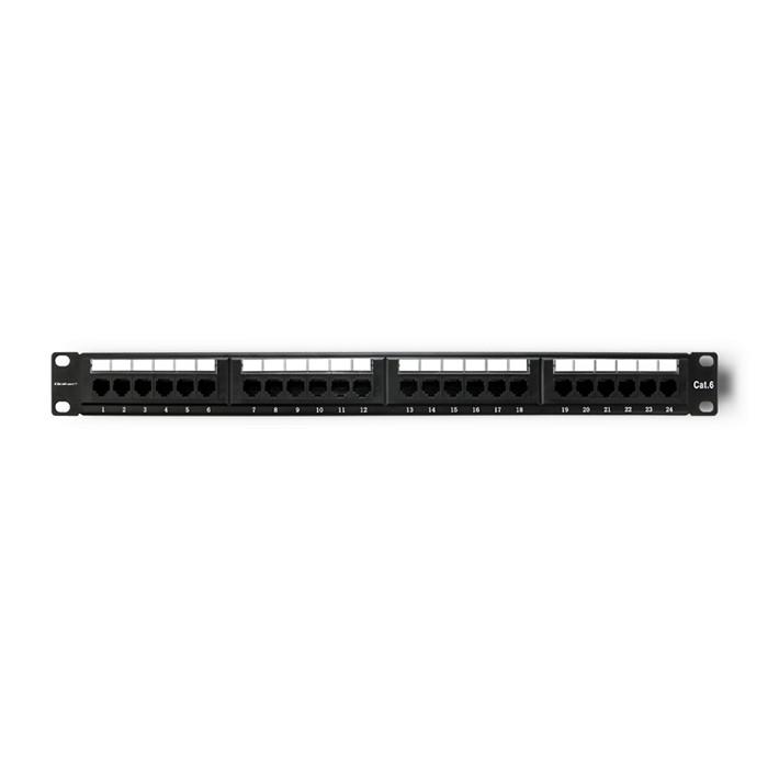 Qoltec PDU Power Strip for 19'' RACK | 1U | 16A | 6xFRENCH | 2m