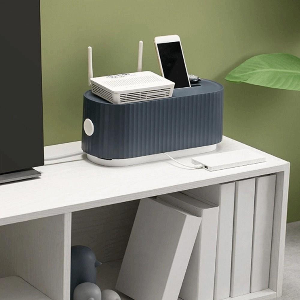 Router Board Bracket Socket Storage Case Mobile Charger Storage Storage Box Cable Storage Box  Home
